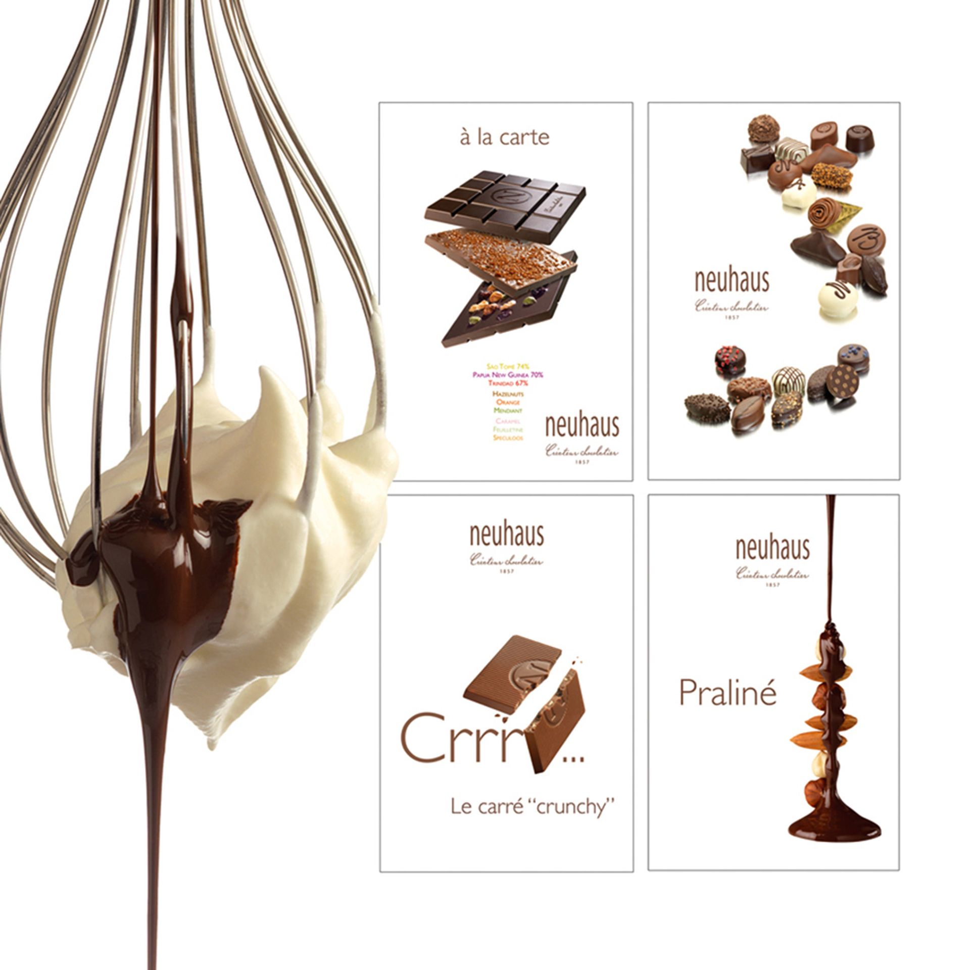 reclame foto Neuhaus chocolade