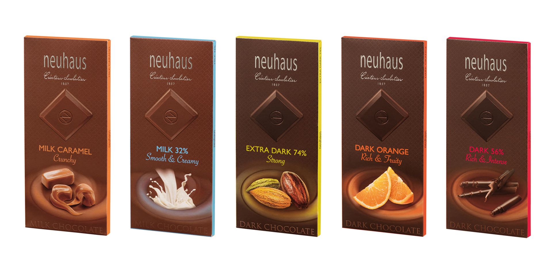 Neuhaus foto's voor verpakking tabletten