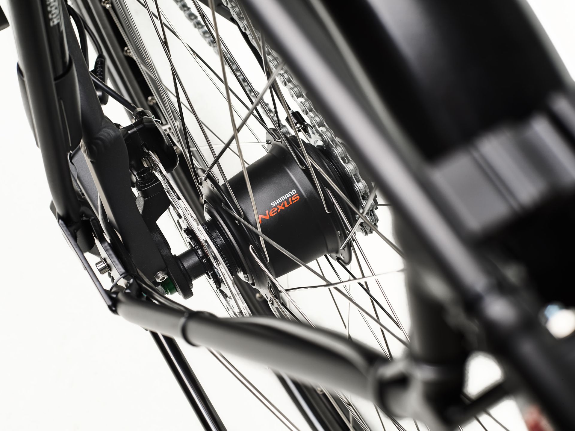 Veeloo electrische fiets met Shimano Nexus detail