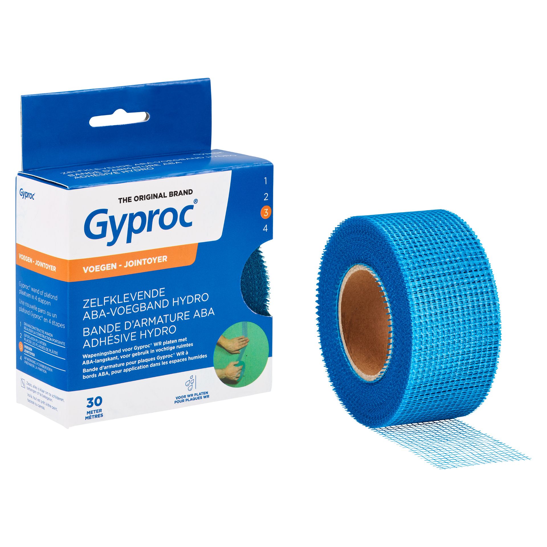 Gyproc packshot zelfklevende ABA voegband
