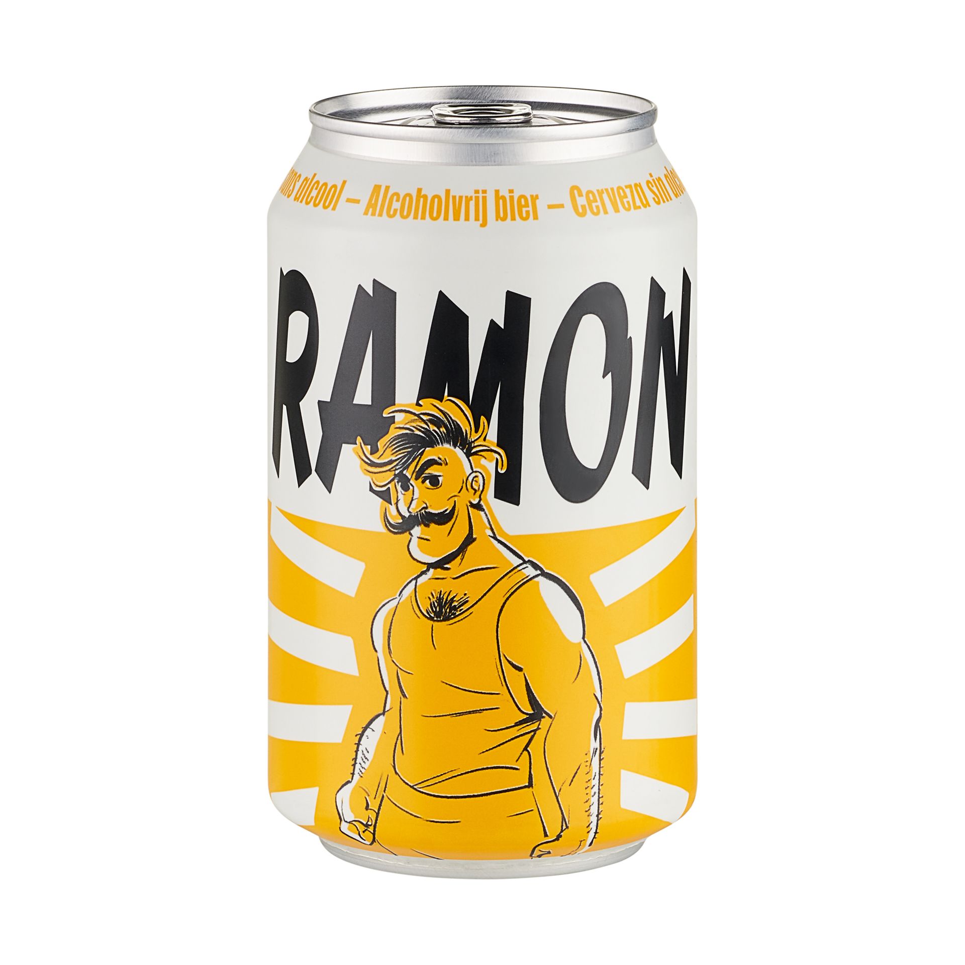 packshot blik Ramon alcoholvrij bier