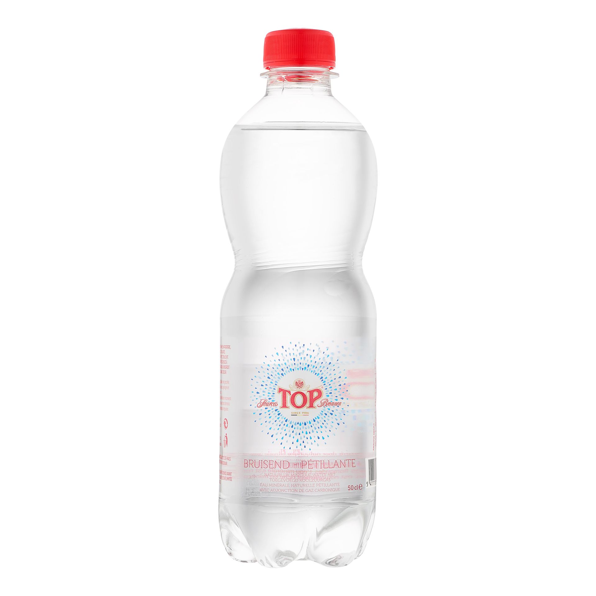 Top Bronnen 6x1,5l bruisend water fles packshot