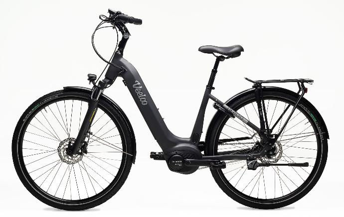 Grijze electrische fiets Veeloo