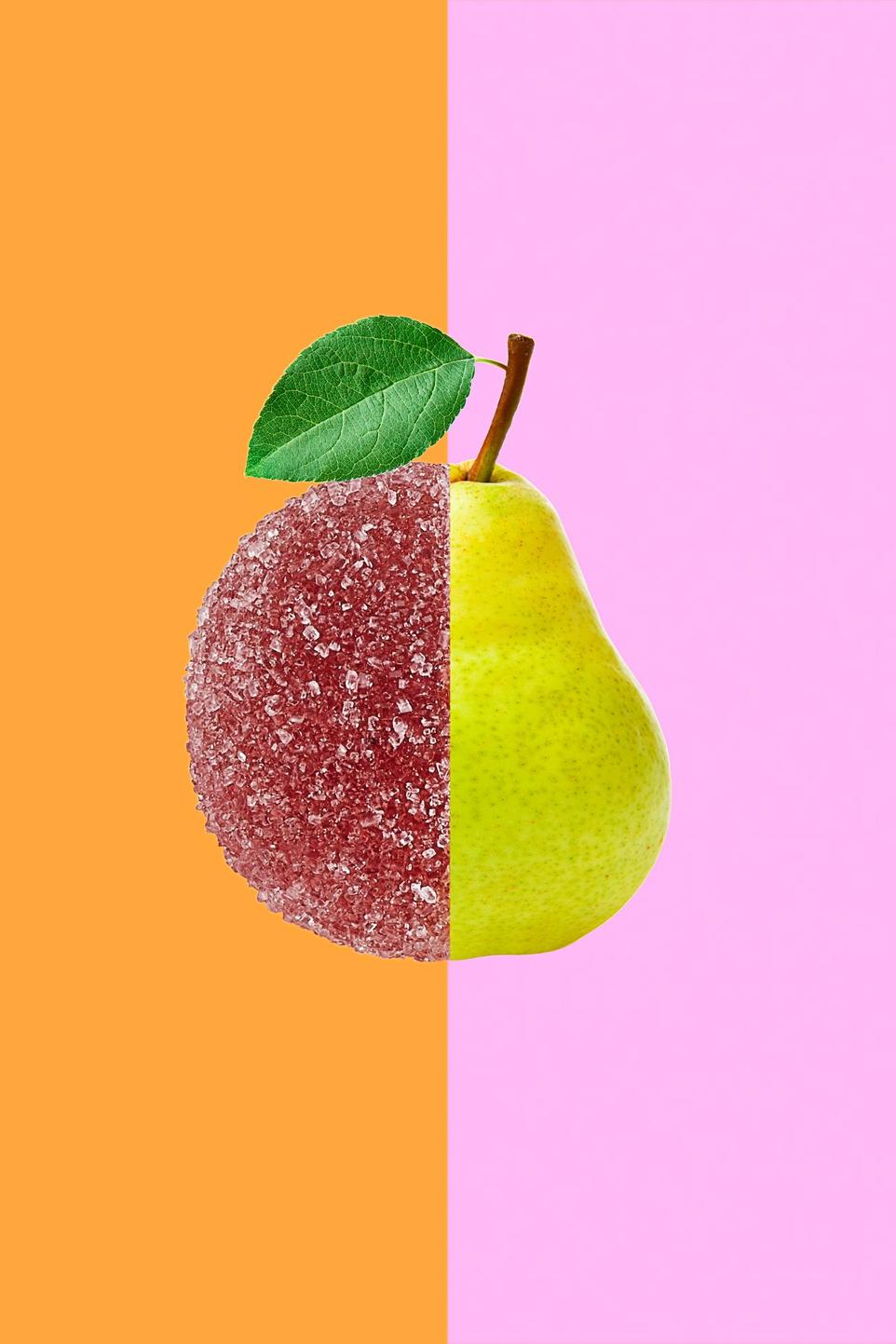 Confidas pâtes de fruit met fruit peer