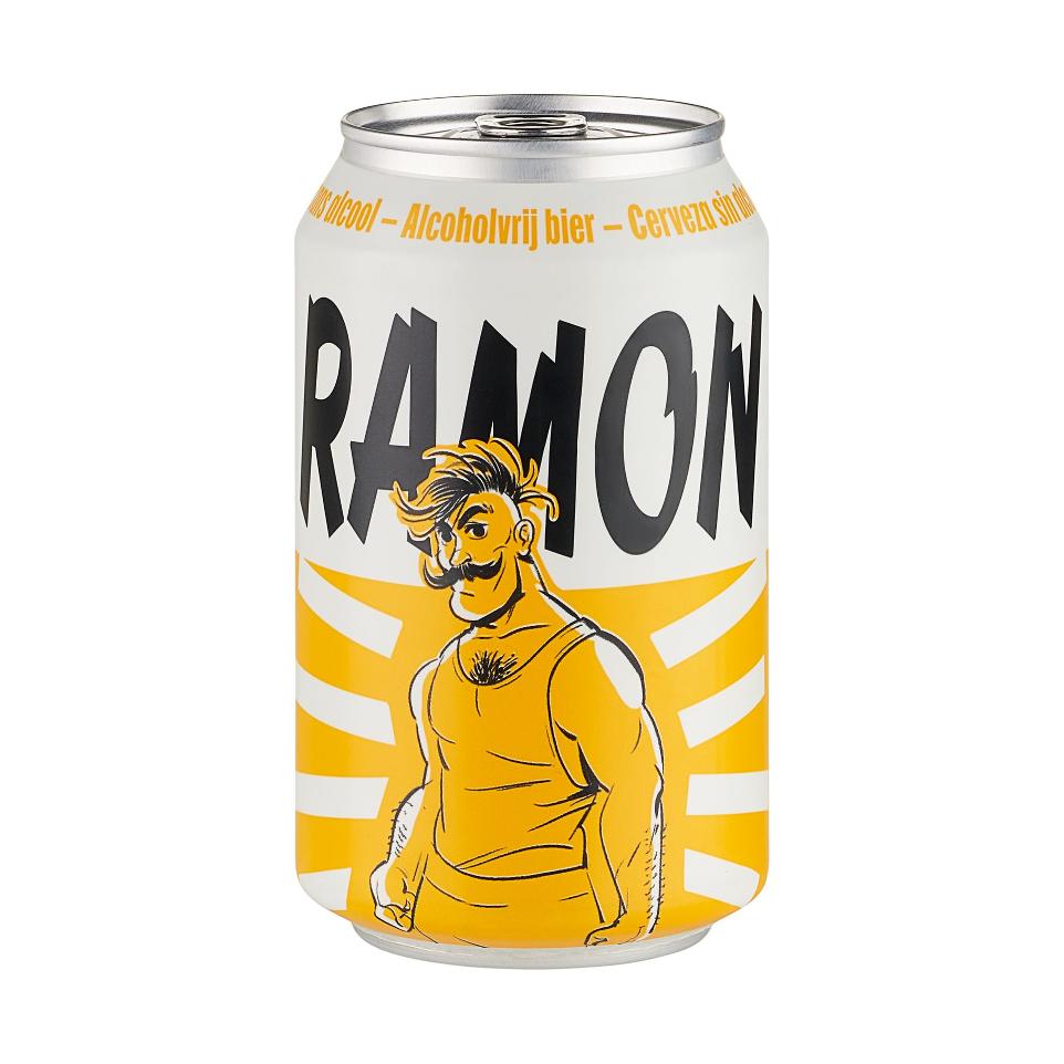 Brouwerij Roman blik Ramon alcoholvrij bier packshot