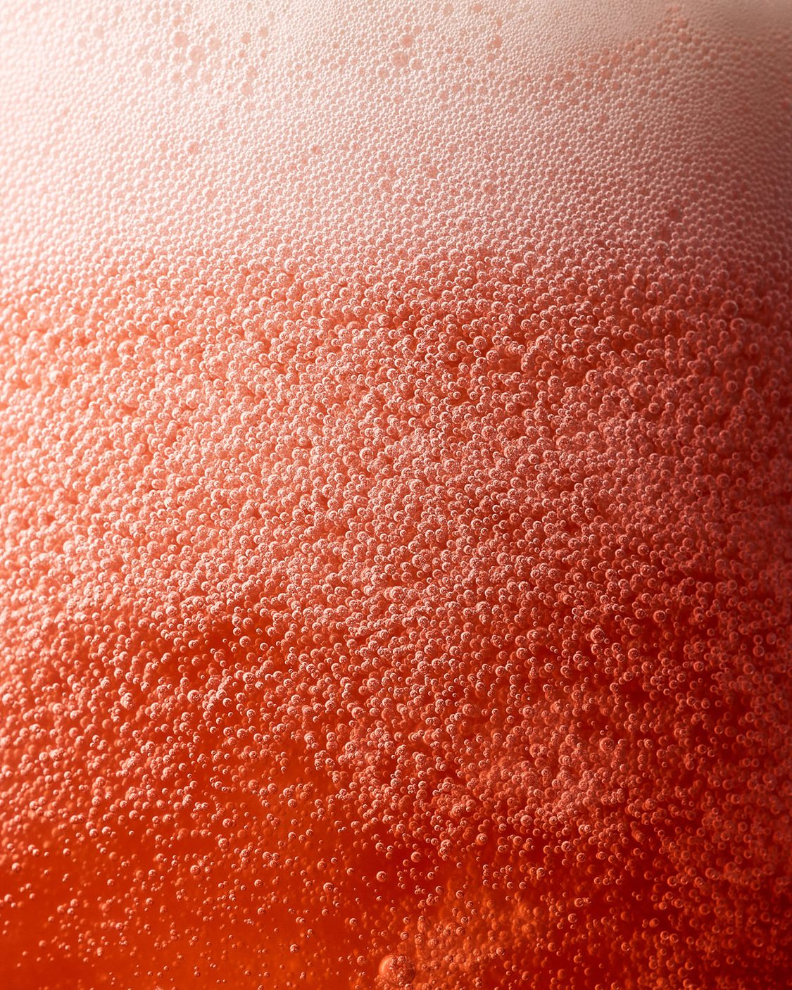 Liefmans on the rocks beer bubbles close up