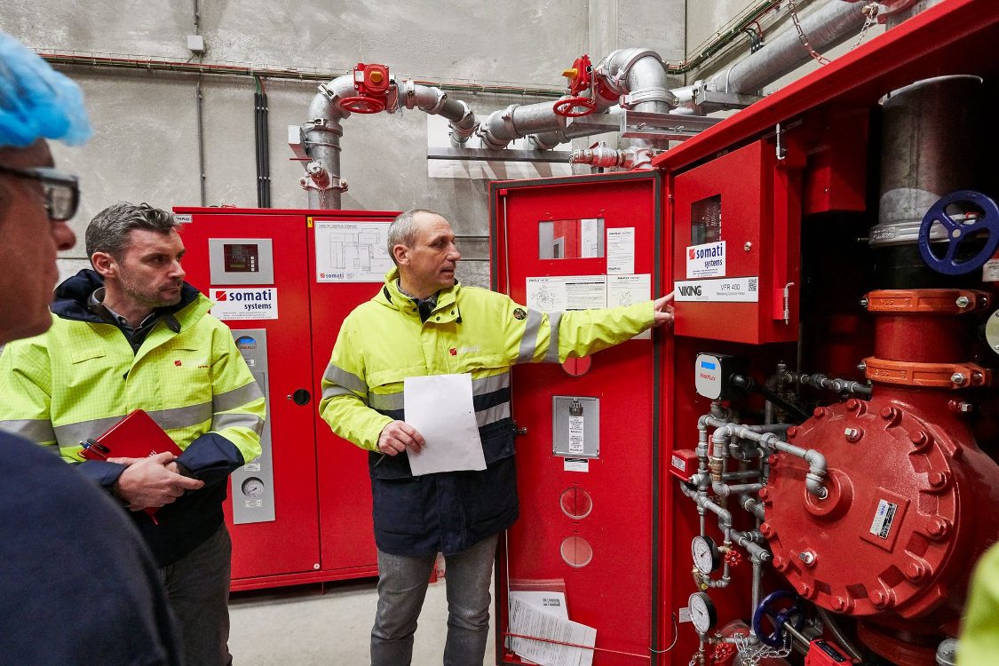 Somati Systems opleiding van sprinkler installatie