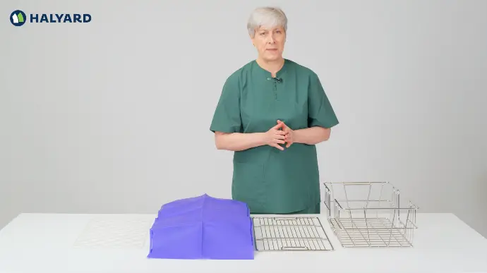 Halyard medical material product training video still