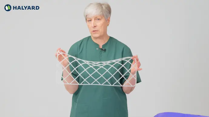 Halyard medical material product training video still