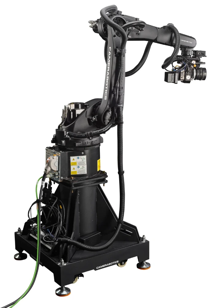 Camerabotics CRX1440 motion control robot met een cinemacamera, te huur met operator bij Studio Ballena